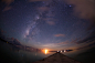 Ken Koba在 500px 上的照片Milky Way and Moonset
