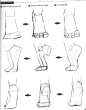 【绘画教材】脚部的绘制教程大全，推荐给大家~更多素材可以点这里O网页链接