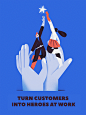 Turn customers
by Tania Yakunova