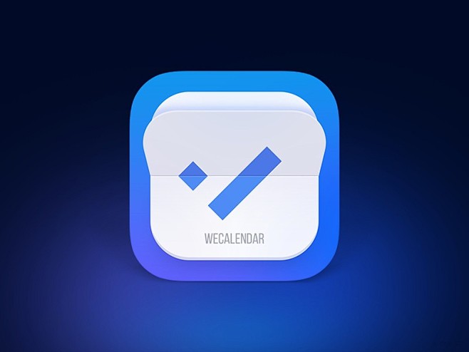 简洁的带扁平风格的App Icon图标界...