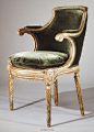 【工艺设计】18世纪法国古典沙发椅子 ​​​​