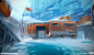 ecopoint antarctica concept, Ben Zhang : ecopoint antarctica concept