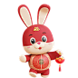 三维渲染中国农历传统新年卡通兔子3D插画_AL-60_3D-Character-Chinese-Rabbit-with-Fruit-Lantern