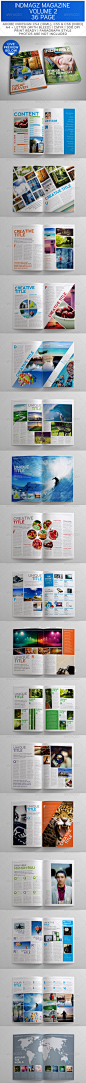 36 Pages Modern & Clean Magazine Templates Vol. 2 - GraphicRiver Item for Sale