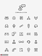 交流通讯 无线工具 移动沟通 UI图标设计AI3