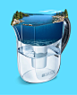 Brita - Locally Sourced Refreshment : Client: BritaAgency: DDB, San FranciscoBRIEFTo create four stylised Brita filter water pitchers, with different landscape executions in the filter, highlighting America's prized natural water facilities and to encoura