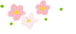 可爱粉色花卉春夏彩色花朵纹理贴纸童趣png素材图片