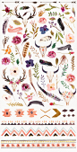 Watercolour Tribe&Flower DIY+Bonus - Illustrations - 4