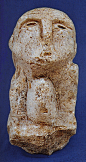Nevali Cori. Limestone human sculpture.  Pre-Pottery Neolithic (10,000-8000 BC).    Photographic archive H. Hauptmann.    © H. Hauptmann
