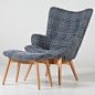 单人沙发椅子花朵椅子海豚椅北欧日式布面休闲沙发餐厅设计师家具 想去精选 原创 新款 2013 正品 代购  淘宝