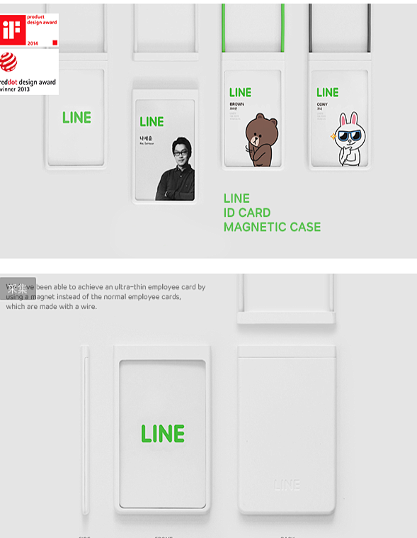 LINE ID CARD + MAGNE...