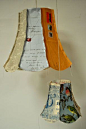 Upcycled lampshades