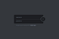 dark simple futuristic login psd