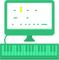 get started learning piano online with Pianu