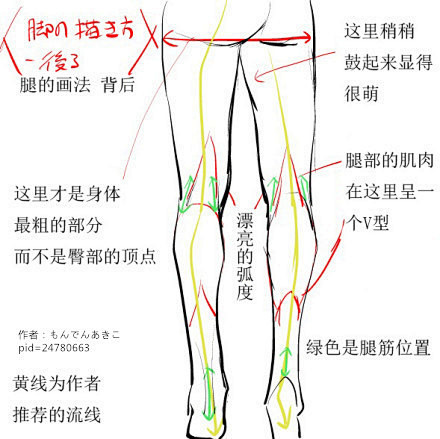 文章-色气的脚＆腿画法参考 | 半次元-...