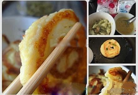 【韩式土豆煎饼】
1、土豆洗净去皮，蒸熟...