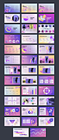 Keynote Powerpoint presentation template 3D animation  materials Render PPT free