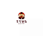 学LOGO-若梦酒家-酒店酒馆行业品牌logo-人像构成-上下排列-日式logo