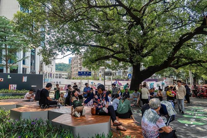 深圳蛇口学校广场景观设计 | 自组空间设...