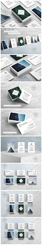 MILESTONE Business Cards by Paperwhite Studio