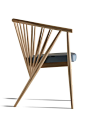Ash easy chair GENNY by Morelato