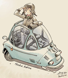 Da蒙子采集到插画车