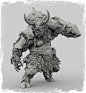 Minotaur with battering ram, Alexei Popovici : One more Minotaur i have made for a range of resin miniatures
what will be available in first part of 2018 in Zealot shop
http://zealotminiatures.com/