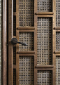 Detail of the Lutyens-designed lift door at Castle Drogo. ©National Trust Images/John Hammond