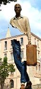 Sculpture by Bruno Catalano Claire Tresse Artist Photographer Gillonnay, France: 