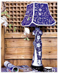 陶瓷灯~旗袍造型设计的台灯