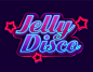 Jelly Disco game GUI : My task was to make a simple neon gui and logo  for mobile game.