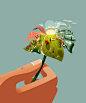 world planet green ESG people growth Landscape flower bloom