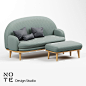 一款色调高档，舒适度极佳的沙发| 全球最好的设计,尽在普象网 puxiang.com