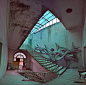 3D Graffiti and Paintings by Peeta painting murals graffiti 3d 