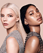 Photo shared by Dior Beauty Official on March 06, 2024 tagging @anyataylorjoy, @dior, and @willowsmith. May be an image of 2 people, blonde hair, eyeliner, makeup and text.