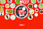 烤肉料理 餐饮美食 插画设计 美食插画设计食品插画素材下载-优图-UPPSD