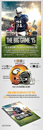 Big Game Football Flyer Template - Sports Events