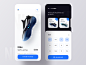 Nike Measure App Concept product app e-comerce buy sell shop augmentedreality ios app measure sneakers shoe nike