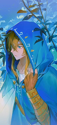 动漫插画酷男