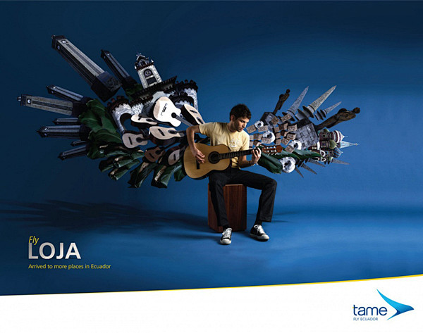 厄瓜多尔旅游平面广告 平面设计--创意图...