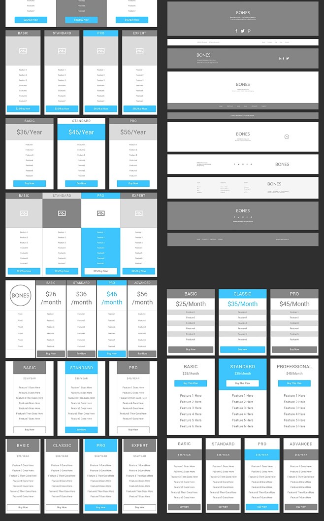 一套完美的线框图（Wireframe K...