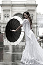 Elegant Parisian bride