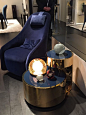 Fendi Casa  2016 Collection Is All About Blue Velvet and Metals| Luxury Furniture: