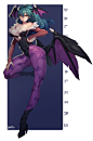 Morrigan(from Darkstalkers), Donghyun Shin(MAR10) : This is Fanart of Morrigan! I'm not good at the game, Darkstalkers series. But she is a very beautiful character! I have been drawing for a long time. 

You can see my daily upload at the URL below. 
Fac