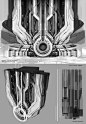 HALO - UNSC Infinity engine concepts, Studio Qube : HALO 4 - Spartan Ops - UNSC Infinity engine / engine room assets.