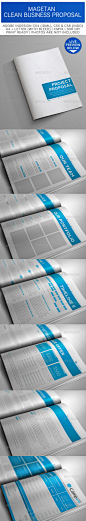Magetan Clean Proposal Template - GraphicRiver Item for Sale
