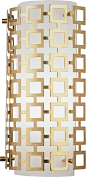 Jonathan Adler Parker Wall Sconce, Antique Brass - contemporary - wall sconces - Masins Furniture