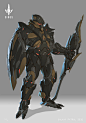 Siros guard armor, Sam Leung : New character design for my personal project, Galaxy Patrol 3030. <br/>Siros are an alien race who are invading planets around the galaxy with the goal of becoming the most powerful race.