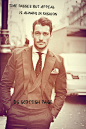 David Gandy Scottish Page " Time passes but appeal is always in Fashion. "