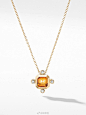 珠宝图库  几何形状的彩宝设计，by 法国品牌David Yurman。 ​​​​